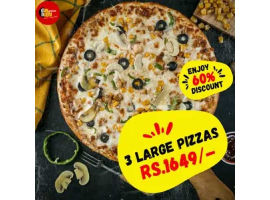 Day Night Pizza! Enjoy 60% Discount On Deal 11 For Rs.1649/-